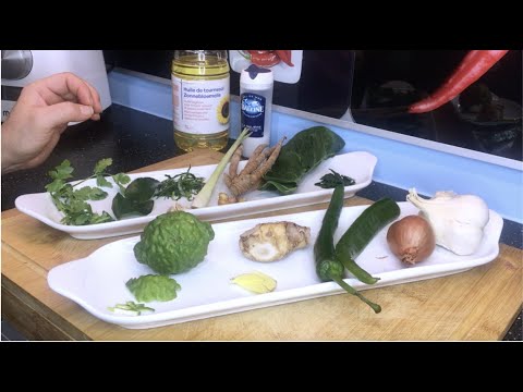 🌶 Pâte de curry vert thaï faite maison