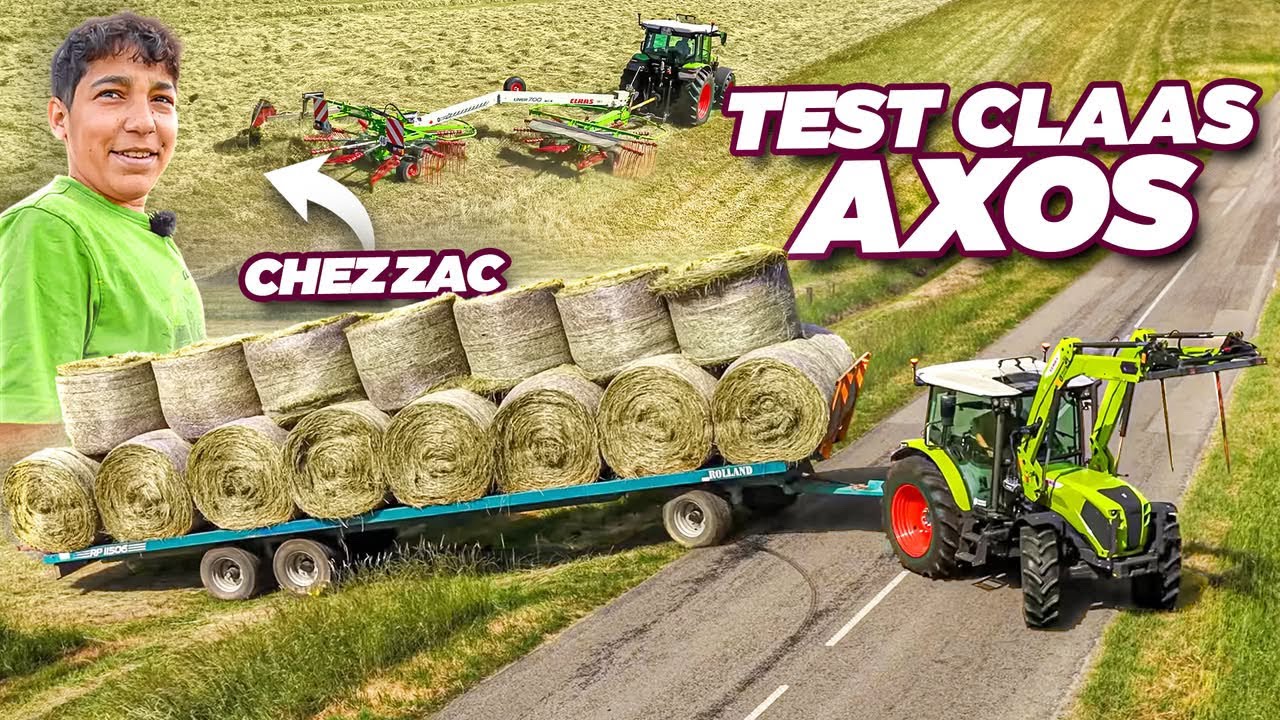 🚜 ZAC aux FOINS 2026 : TEST du TRACTEUR d'ÉLEVAGE CLAAS AXOS avec PAGOT CAPUT !
