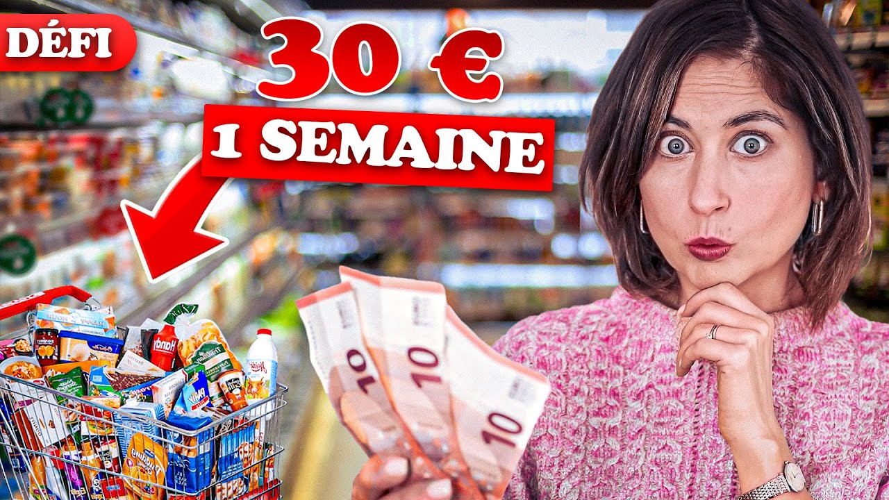 30 euros pour manger 1 semaine 🙀​ 7 jours de repas healthy et petit budget