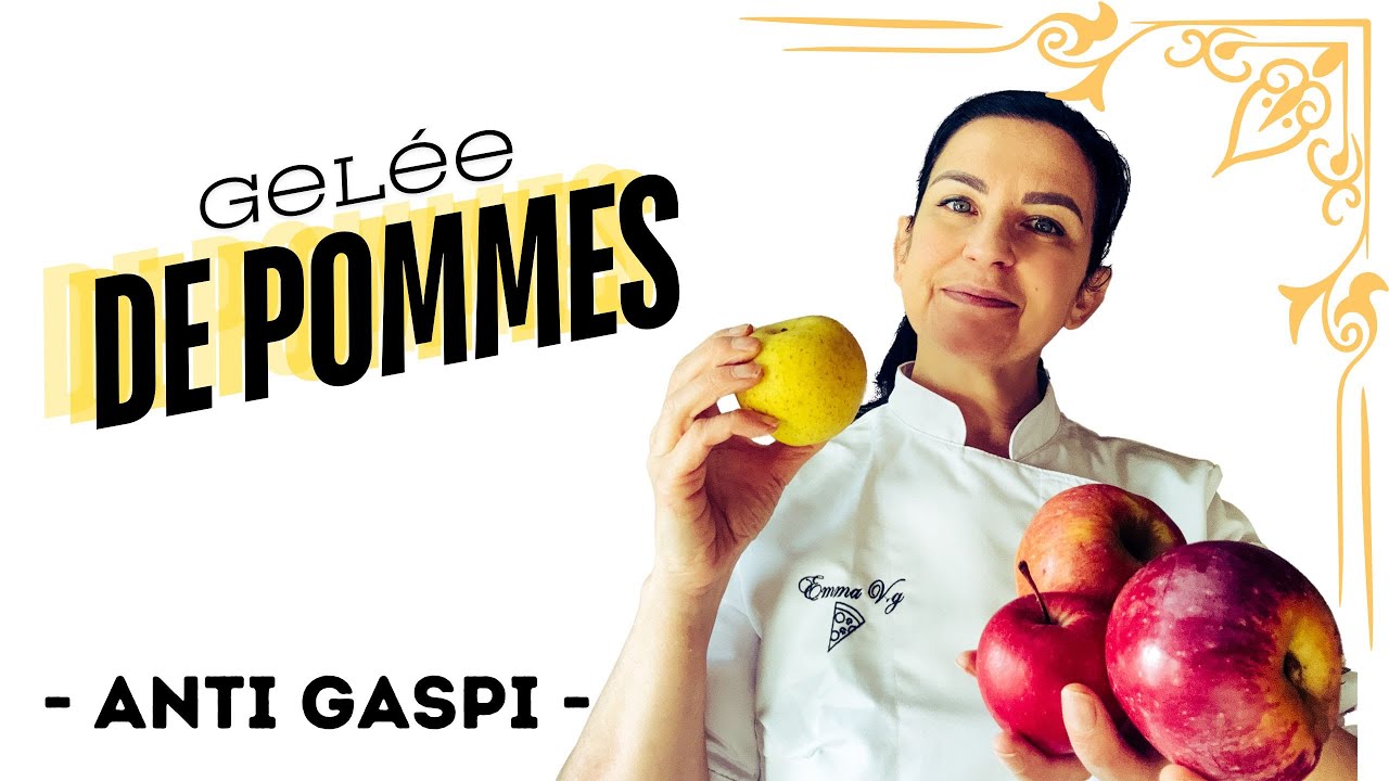 La recette de la gelée de Pommes  FACILE 🍎/ RECETTE ANTI GASPI / réalisée avec des épluchures
