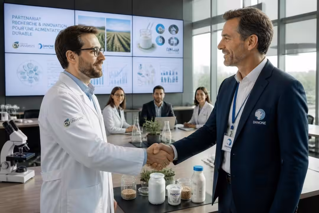 découvrez l’alliance stratégique entre cy cergy paris université et danone pour renforcer l’expertise en agroalimentaire, favoriser l’innovation et former les talents de demain.