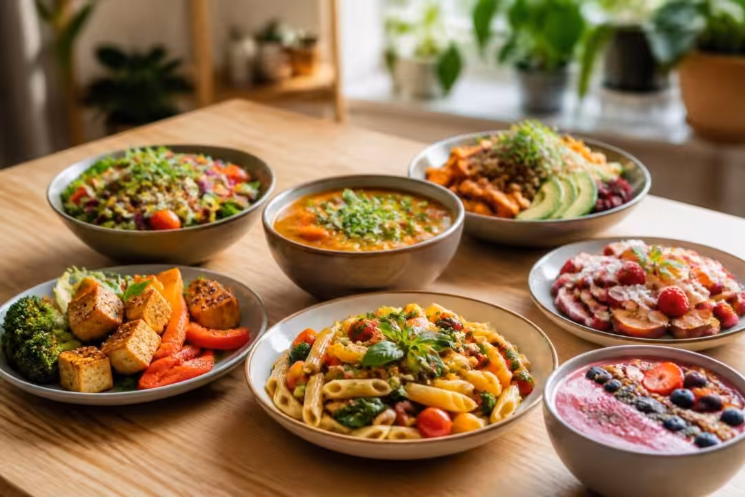 découvrez un menu végétarien équilibré à suivre toute la semaine pour adopter une alimentation saine, variée et savoureuse au quotidien.