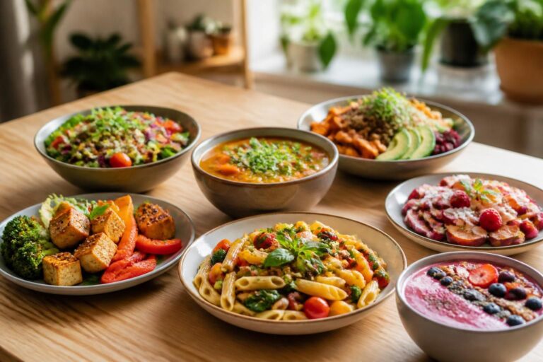 découvrez un menu végétarien équilibré à suivre toute la semaine pour adopter une alimentation saine, variée et savoureuse au quotidien.
