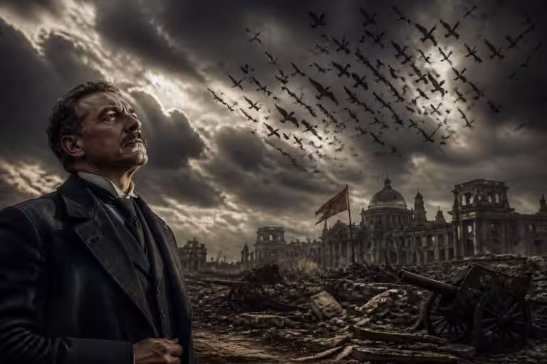 découvrez comment un simple vol d'oiseaux a déclenché la chute d'un empire dans le récit captivant de bernard dumon.