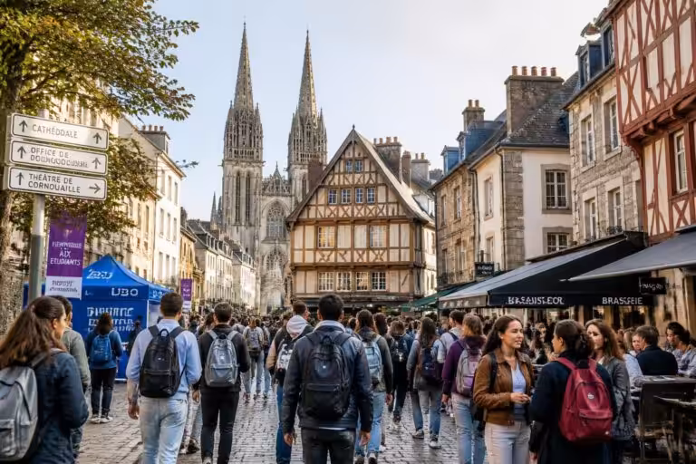 découvrez comment quimper s'anime pour la rentrée avec 4 000 étudiants attendus. toutes les informations essentielles pour bien commencer cette nouvelle année universitaire.