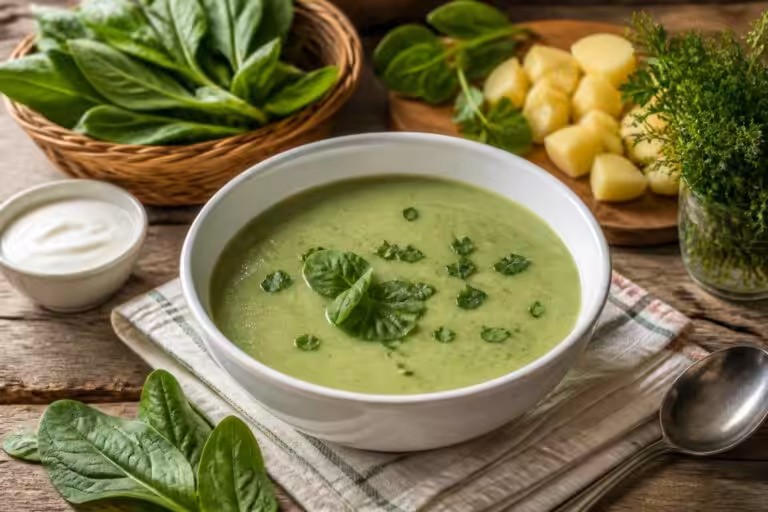 découvrez notre recette légère et traditionnelle de soupe à l'oseille, parfaite pour un repas savoureux et rafraîchissant.